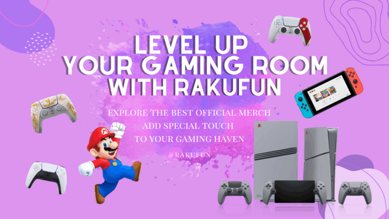 Level Up Your Gaming Room with These Official Nintendo & Sony Merch Items