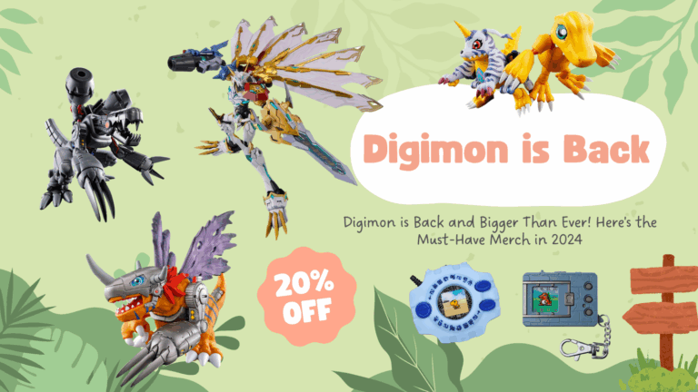 Digimon is Back and Bigger Than Ever! Here&#8217;s the Must-Have Merch in 2024
