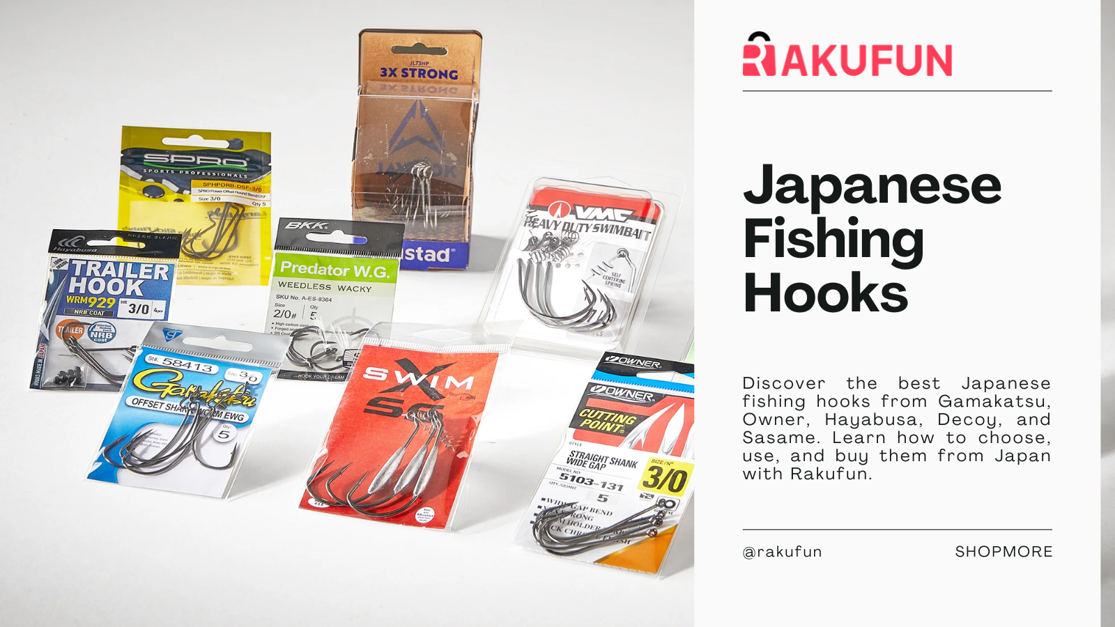 How to Buy Fishing Hooks from Japan with Rakufun